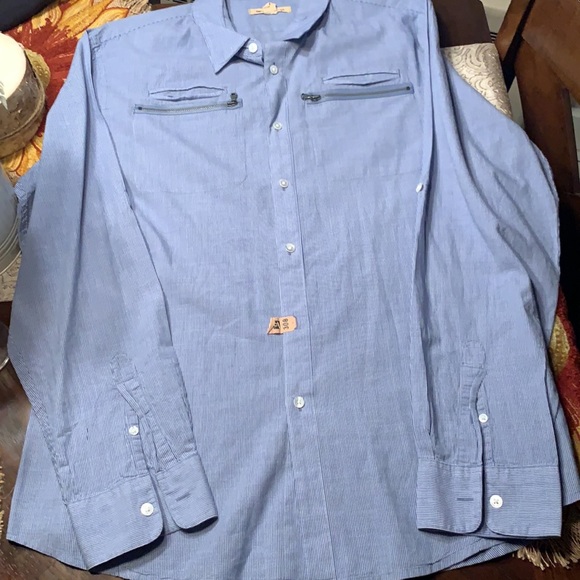 John Varvatos button down mens shirt size XXL - Picture 3 of 10